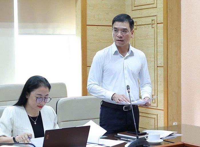 Cục trưởng Cục Quản lý Khám chữa bệnh (Bộ Y tế), TS.BS Hà Anh Đức phát biểu.