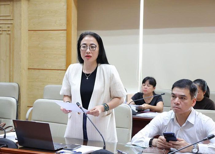 Phó Cục trưởng Cục Phòng bệnh Trần Khánh Thu phát biểu.