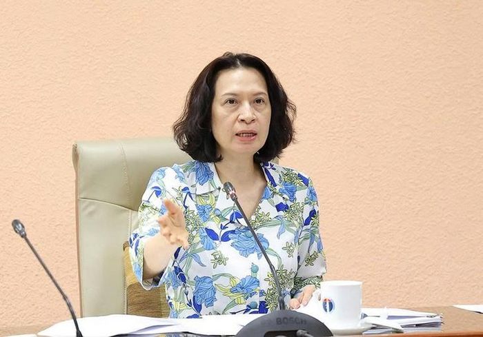 PGS.TS Nguyễn Thị Liên Hương, Thứ trưởng Bộ Y tế phát biểu.