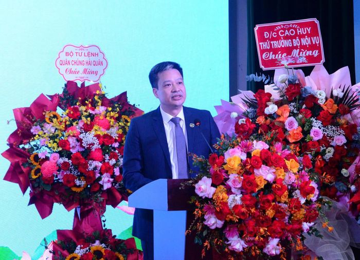 TS.BS Phan Hoàng Hiệp - Giám đốc Bệnh viện Nội tiết Trung ương phát biểu nhận nhiệm vụ.