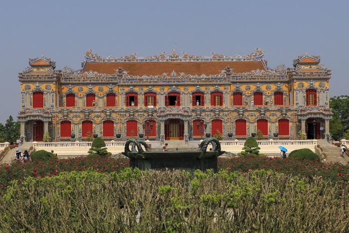  Công trình Điện Kiến Trung nổi bật giữa quần thể kiến trúc trong Đại nội Huế. Ảnh: Quỳnh Danh. 