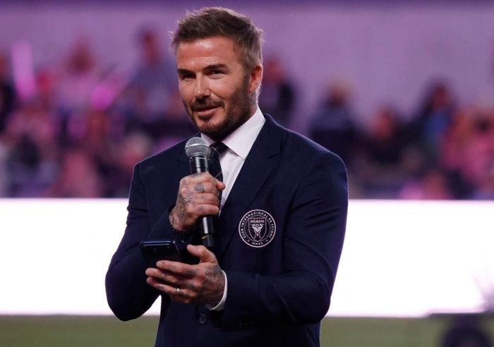 David Beckham không chỉ là gương mặt đại diện mà còn là nhân tố quan trọng trong việc xây dựng hình ảnh và giá trị thương hiệu của Inter Miami. Ảnh: Marco Bello/Reuters.