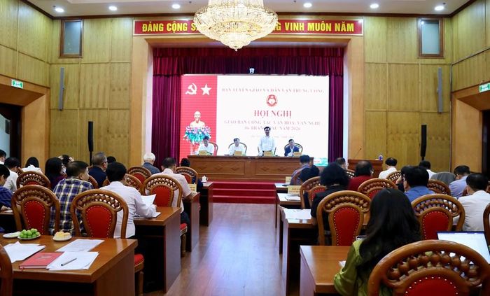 Ông Trần Thanh Lâm, Phó Trưởng Ban Tuyên giáo và Dân vận Trung ương kết luận Hội nghị