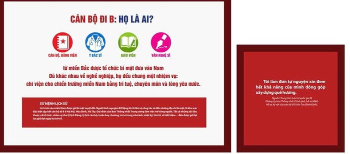 Tra cứu thông tin từ trưng bày