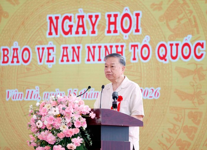 Tổng Bí thư, Chủ tịch nước Tô Lâm phát biểu
