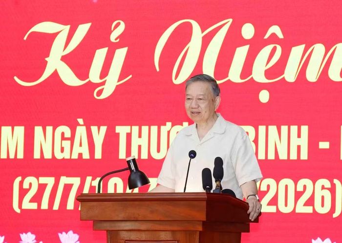 Tổng Bí thư, Chủ tịch nước Tô Lâm phát biểu. (Ảnh: Thống Nhất/TTXVN)