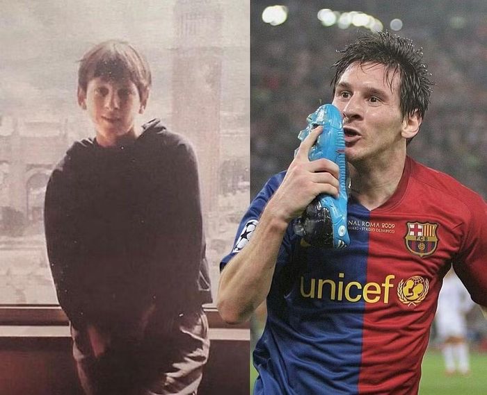 Từ một cậu bé nhỏ bé, Messi đã trở thành một trong những cầu thủ vĩ đại nhất. (Ảnh: RVCJ Media)