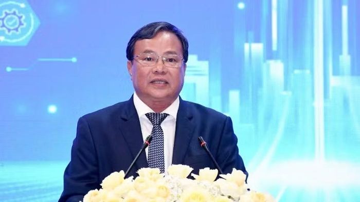 Chủ tịch Ủy ban nhân dân tỉnh Tây Ninh Lê Văn Hẳn phát biểu.