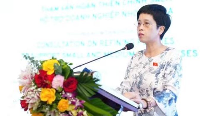 Bà Nguyễn Thị Phú Hà, Phó Chủ nhiệm Ủy ban Kinh tế và Tài chính của Quốc hội.