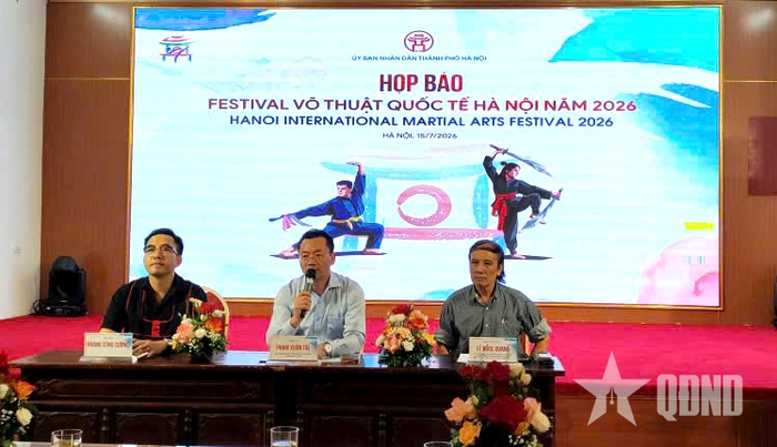 Ban tổ chức thông tin về Festival Võ thuật quốc tế Hà Nội 2026.
