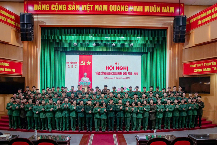 Hội nghị tổng kết khóa học niên khóa 2019-2026. Ảnh do nhân vật cung cấp