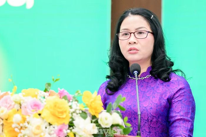 GS. TS Nguyễn Thị Lan phát biểu tại Hội nghị.
