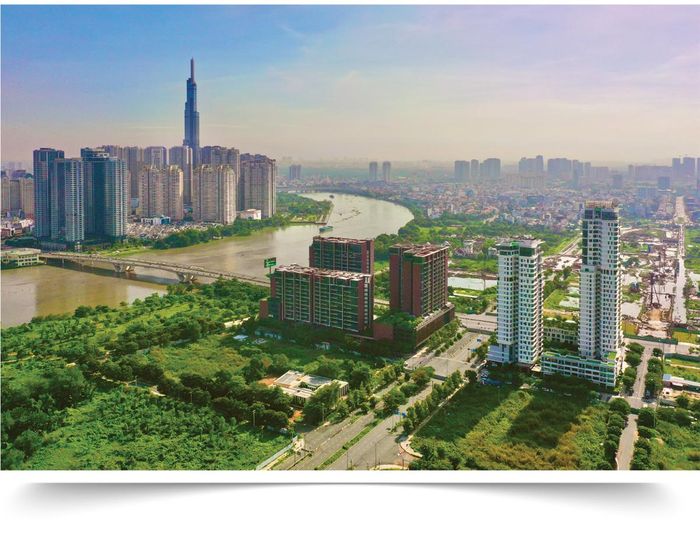 Một góc của Khu đô thị mới Thủ Thiêm tại phường An Khánh, TPHCM. Ảnh: HOÀNG HÙNG