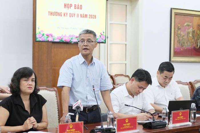  Ông Phạm Thanh Tùng, Phó Trưởng Phòng Quản lý và hợp tác quốc tế về quyền tác giả, quyền liên quan (Cục Bản quyền tác giả). Ảnh: MAI AN 