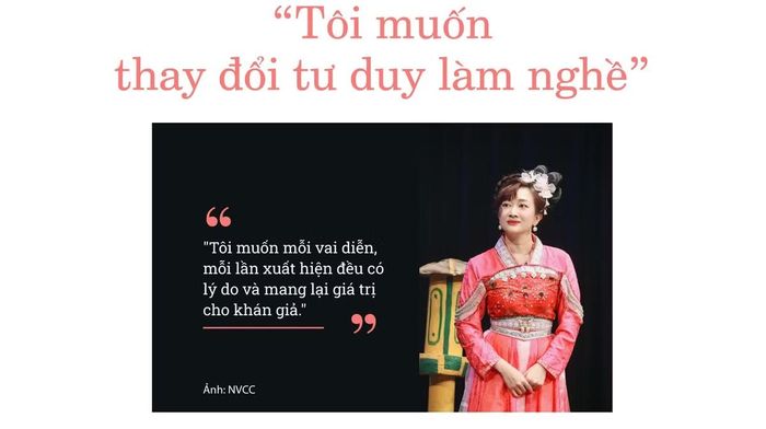 – Chị từng chia sẻ mình đang bước sang một giai đoạn mới. Ngoài việc đổi nghệ danh, chị còn muốn thay đổi điều gì trong cách làm nghề hoặc hình ảnh trước công chúng?