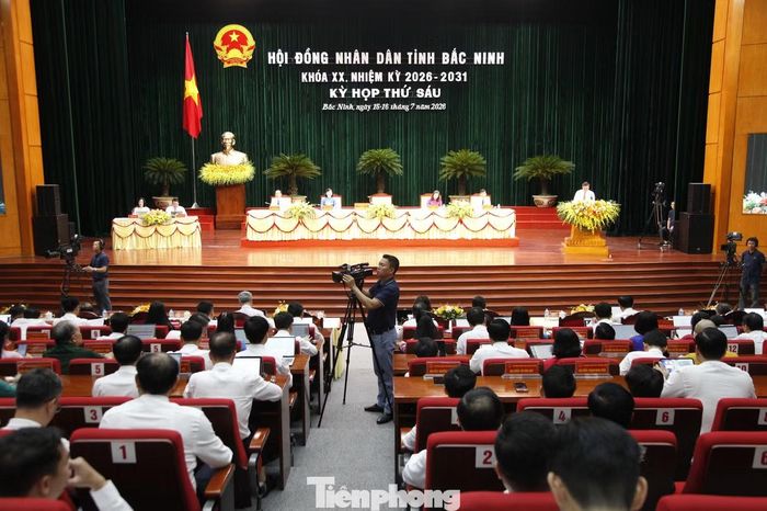 HĐND tỉnh Bắc Ninh tổ chức kỳ họp lần thứ 6. Ảnh: Nguyễn Thắng