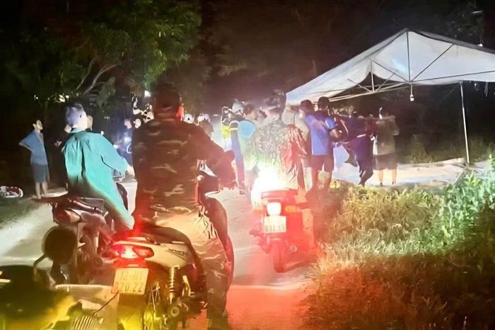 Hiện trường nơi xảy ra vụ việc.
