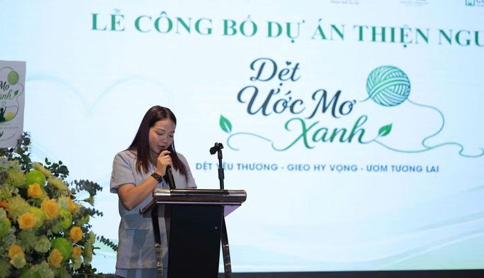 Bà Muộn Thị Ngọc Anh – CEO & Founder Litibaby Việt Nam phát biểu tại chương trình.