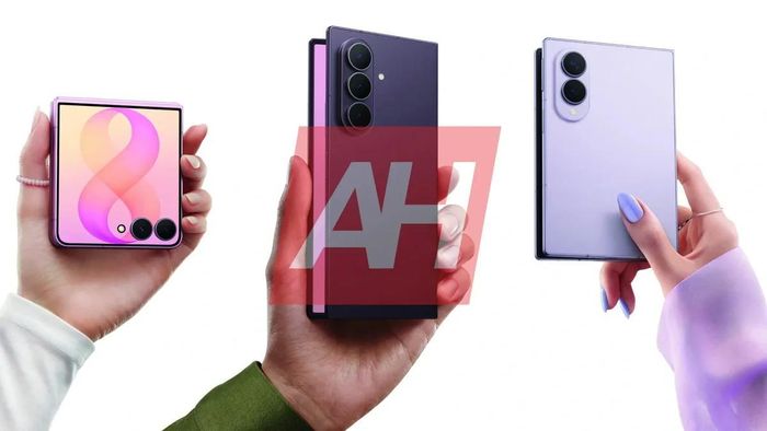 Các mẫu điện thoại màn hình gập sắp ra mắt của Samsung: Galaxy Z Flip 8, Galaxy Z Fold 8 Ultra, Galaxy Z Fold 8. Ảnh: Android Headlines