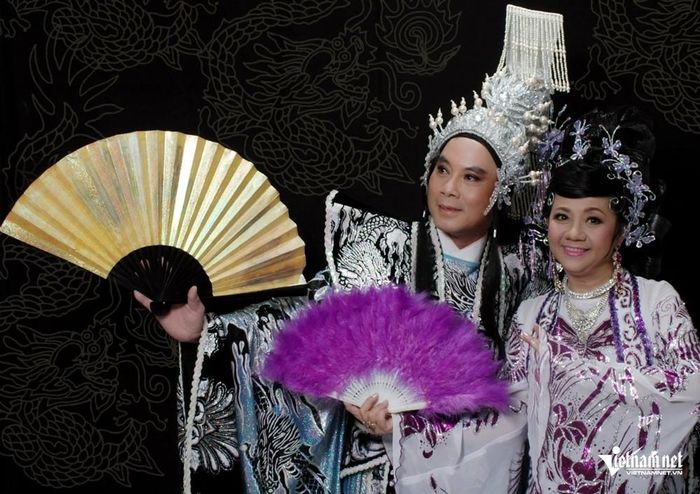 Một cảnh diễn với nữ nghệ sĩ Bạch Lê.