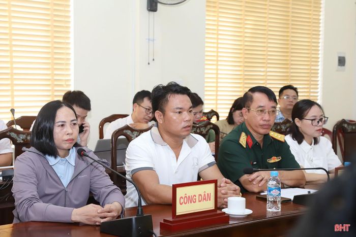 Công dân Võ Thị Thảo (thôn Phong Sơn, xã Gia Hanh) kiến nghị liên quan đến quyền sử dụng đất.