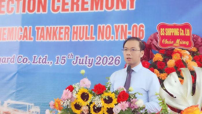 Ông Trần Mạnh Hà, Tổng Giám đốc Tổng công ty Công nghiệp tàu thủy. (Ảnh: PV/Vietnam+)