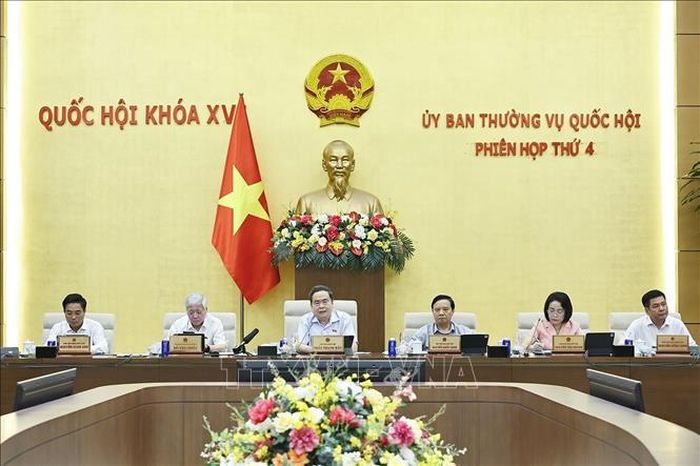 Chủ tịch Quốc hội Trần Thanh Mẫn phát biểu. Ảnh: Doãn Tấn/TTXVN