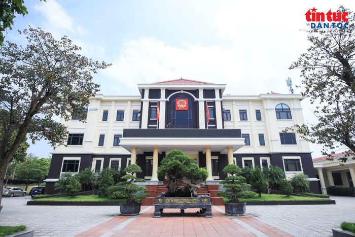 Trụ sở xã Phúc Thịnh (TP Hà Nội).