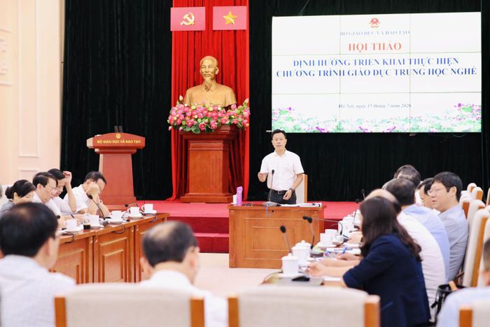 Thứ trưởng Bộ GD&amp;ĐT Lê Quân. Ảnh: NM