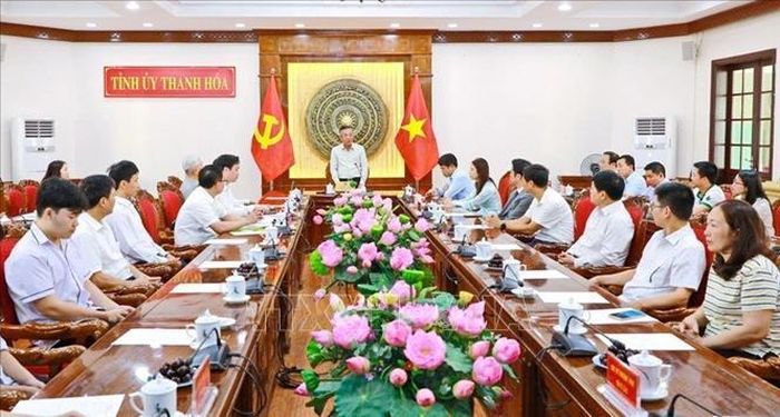 Quang cảnh buổi gặp mặt. Ảnh: TTXVN phát
