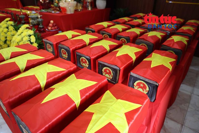 Các hài cốt liệt sĩ sau khi được tìm thấy sẽ được đưa vào Nhà tưởng niệm.