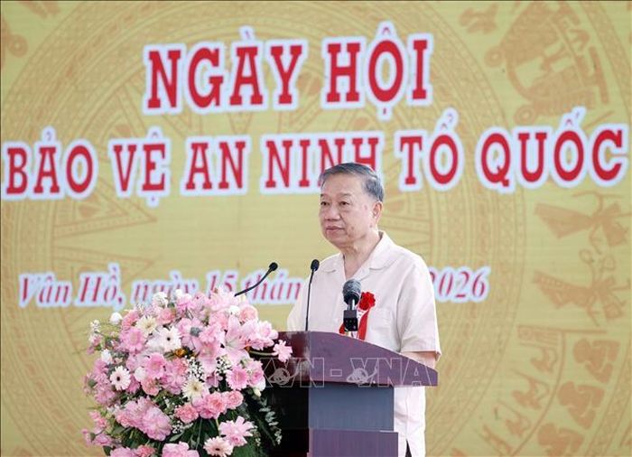 Tổng Bí thư, Chủ tịch nước Tô Lâm phát biểu. Ảnh: Thống Nhất/TTXVN.
