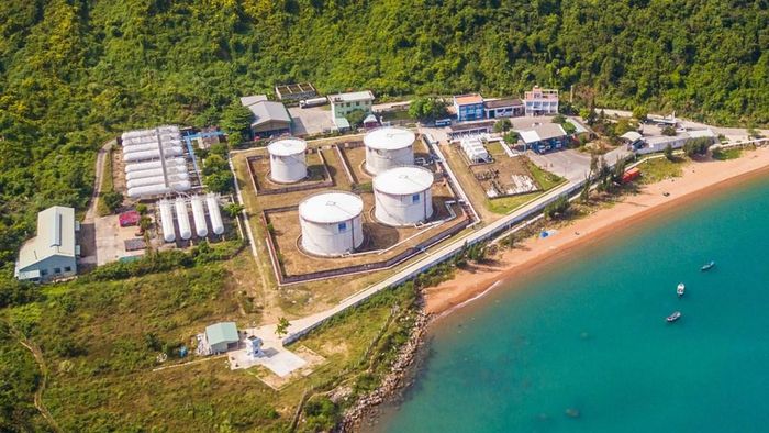 Kho xăng dầu Vũng Rô của PVOIL tại Phú Yên (cũ), nay là Đắk Lắk. Ảnh: PVOIL