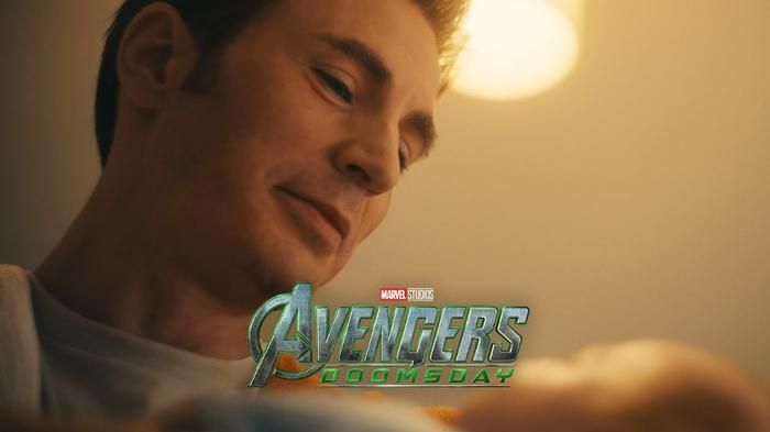 Chris Evans trở lại với vai Steve Rogers, trong khi Robert Downey Jr. gây bất ngờ khi hóa thân thành phản diện Doctor Doom. Ảnh: Marvel.