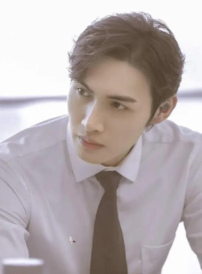Sở hữu gương mặt góc cạnh nam tính, Trương Bân Bân dễ dàng chinh phục mọi kiểu tạo hình từ cổ trang đến hiện đại. Ảnh: NSX