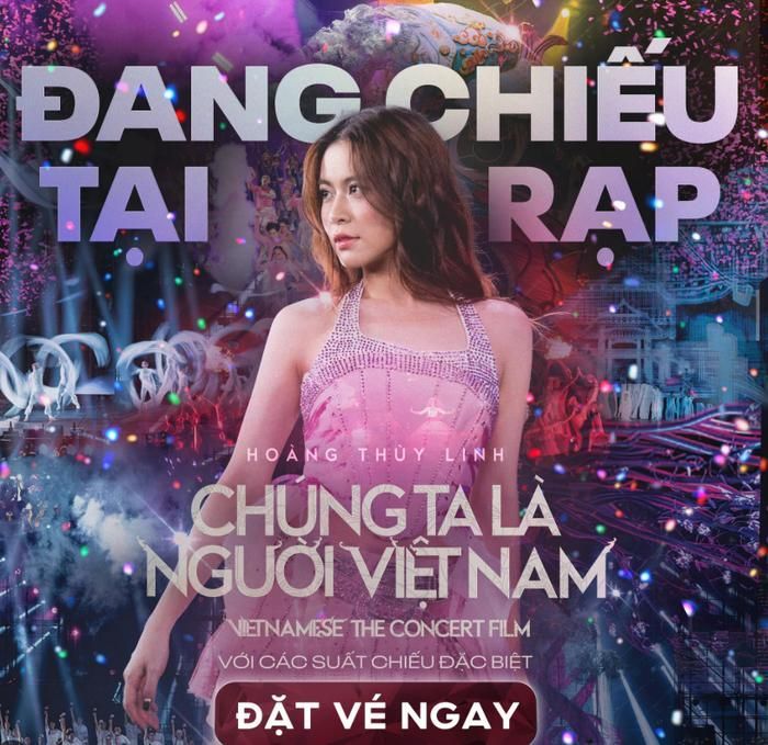 Hoàng Thùy Linh trở lại điện ảnh sau 2 năm hậu kỳ với bộ phim tài liệu Vietnamese Concert Film: Chúng Ta Là Người Việt Nam. Ảnh: MXH