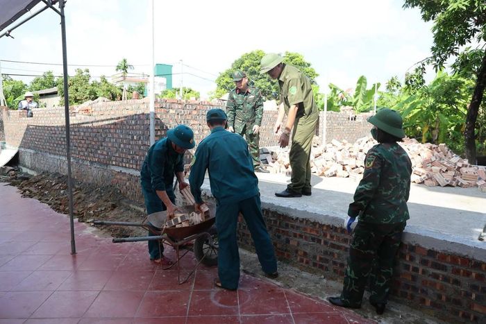 Công trình xóa nhà tạm cho các gia đình chính sách đang được triển khai đúng tiến độ