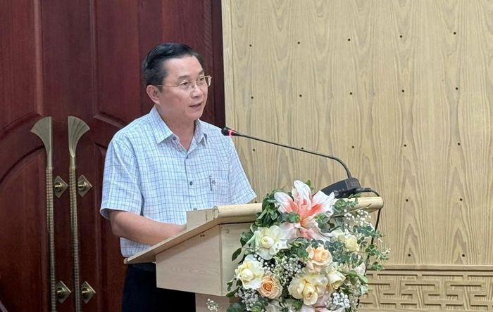 Ông Nguyễn Văn Hải, Phó Chủ tịch Hiệp hội công chứng viên Việt Nam phát biểu khai mạc tọa đàm