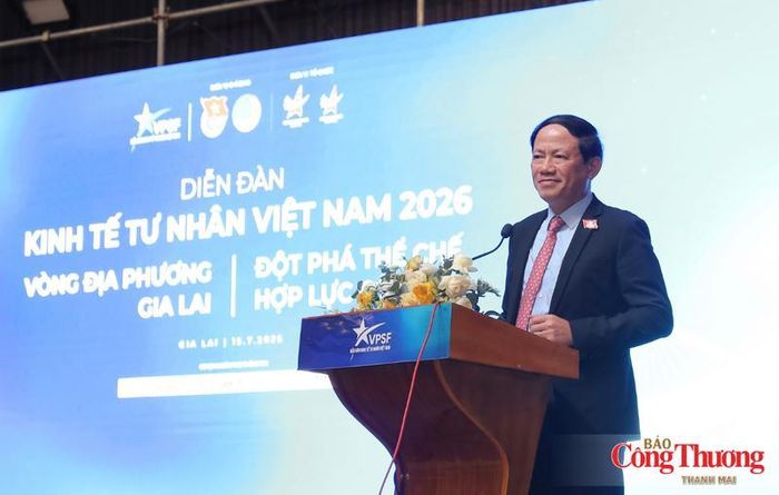 Chủ tịch UBND tỉnh Phạm Anh Tuấn phát biểu tại diễn đàn.