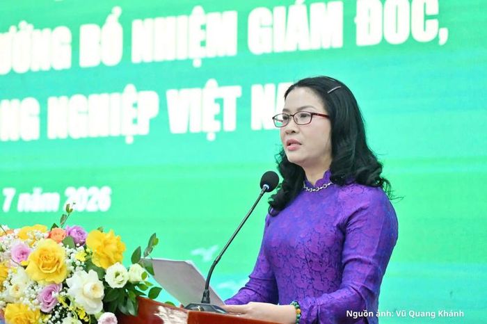 GS.TS Nguyễn Thị Lan, Giám đốc Học viện Nông nghiệp Việt Nam phát biểu tại Hội nghị.