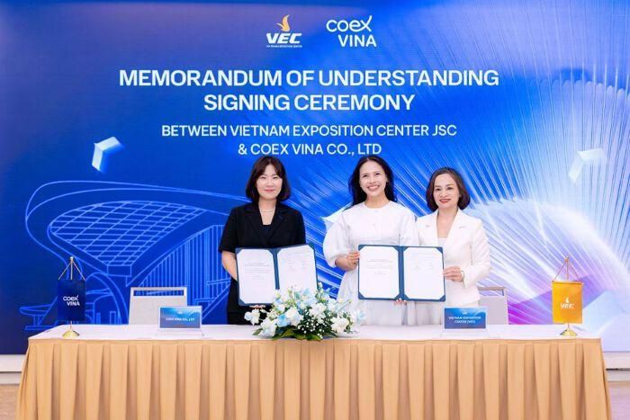 VEC và COEX - doanh nghiệp hàng đầu Hàn Quốc trong lĩnh vực MICE - chính thức thiết lập quan hệ hợp tác chiến lược, cùng mở rộng mạng lưới triển lãm và hội nghị quốc tế tại Việt Nam.