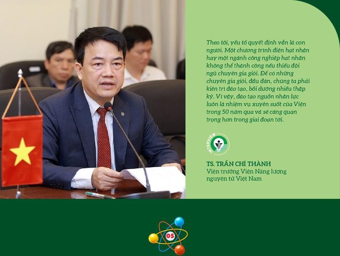 Bước sang chặng đường phát triển mới, VINATOM đã xác định tầm nhìn và những định hướng chiến lược nào đến năm 2030, tầm nhìn đến năm 2045? Theo ông, đâu sẽ là những lĩnh vực nghiên cứu, ứng dụng và đầu tư trọng tâm để Viện tiếp tục giữ vai trò là đơn vị đầu ngành về khoa học và công nghệ hạt nhân của Việt Nam?
