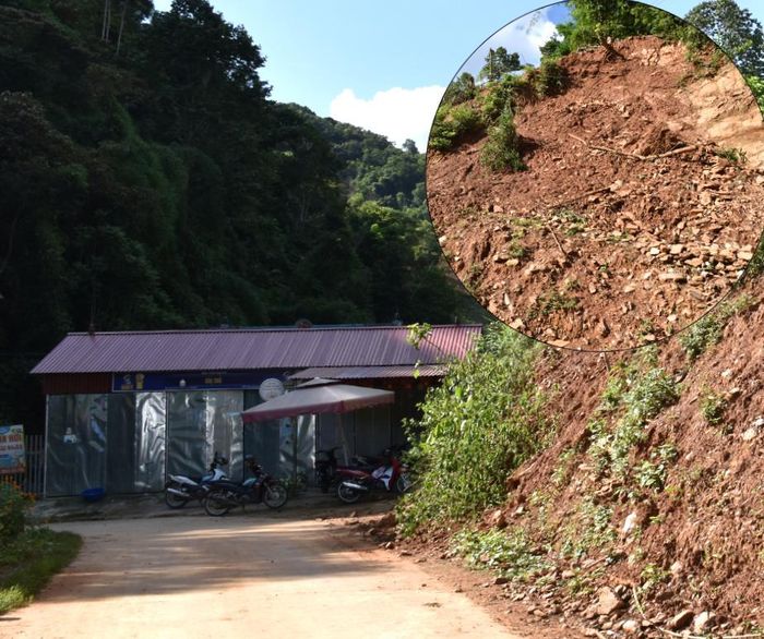 Sau khi được tuyên truyền, vận động, các hộ dân trong vùng có nguy cơ sạt lở ở xã Mường Lạn đã di dời đến nơi an toàn, để lại những ngôi nhà không còn người ở.