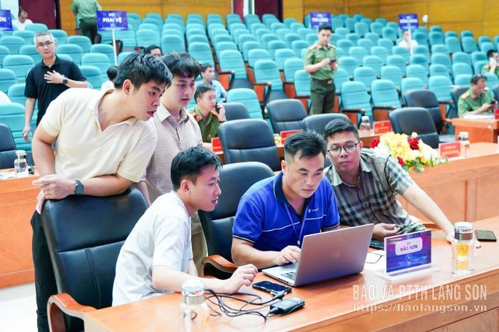 Các đơn vị kiểm tra các nội dung, chương trình cho sự kiện diễn ra chính thức
