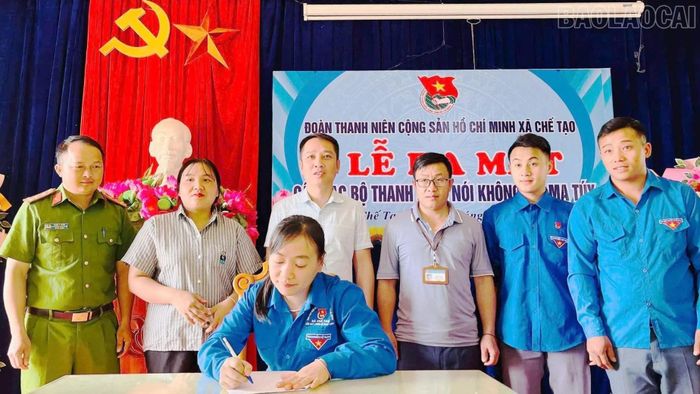 Xã Chế Tạo ra mắt mô hình "Câu lạc bộ thanh niên nói không với ma túy".