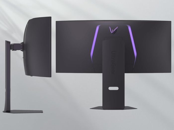 Mặt bên và mặt sau của màn hình LG UltraGear 34GX900A