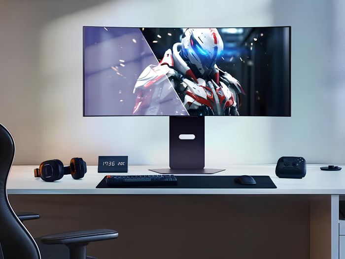 LG UltraGear 34GX900A trong không gian làm việc và giải trí