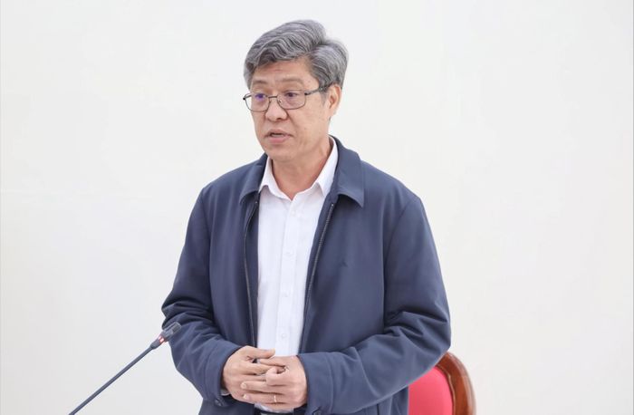 Đồng chí Nguyễn Minh, Tỉnh ủy viên, Phó Chủ tịch UBND tỉnh Lâm Đồng phát biểu chỉ đạo