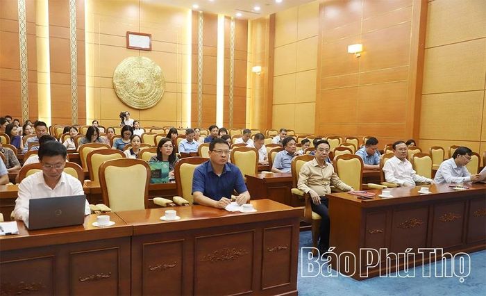 Các đại biểu tham dự buổi tập huấn công tác bảo vệ bí mật nhà nước.