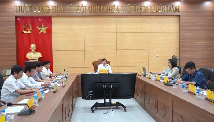 Quang cảnh phiên tiếp công dân của đồng chí Lê Hồng Vinh, Phó Bí thư Tỉnh ủy, Chủ tịch UBND tỉnh - Ảnh: T.Đ